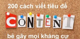 200 cách viết tiêu đề hay bẻ gãy mọi kháng cự của Khách hàng