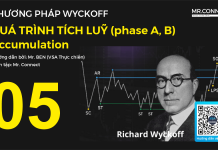 Phương pháp Wyckoff 05: Quá trình tích luỹ – Accumulation Khi chúng ta học về Cấu trúc thị trường, chúng ta biết rằng Strong Hand (tay chơi mạnh) sẽ mua sau khi giá đi vào giai đoạn suy thoái, giá rất rẻ, và sau khi nó mua xong, giá tăng lên cao thì nó tìm cách bán trước. Quá trình mua vào khi giá giảm gọi là Quá trình tích luỹ, bây giờ chúng ta sẽ đi sâu vào Quá trình này để xem bên trong nó có gì nhé.